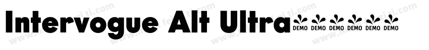 Intervogue Alt Ultra字体转换